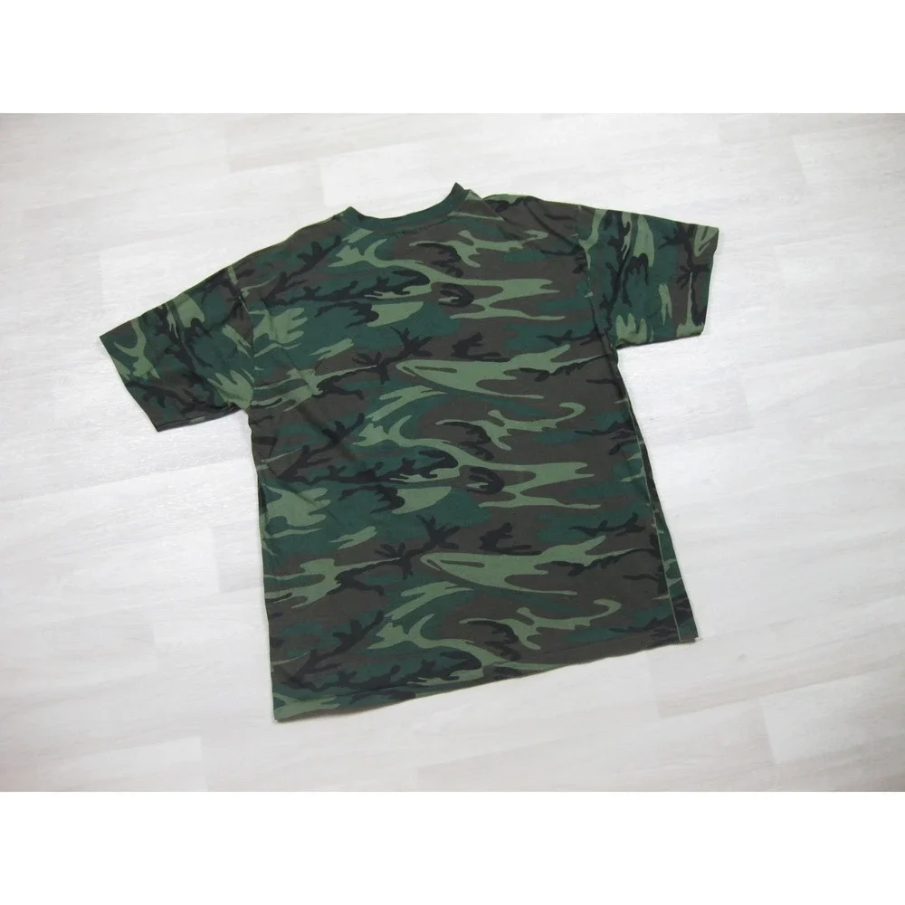 Vintage 90s Single Stitch Camo T-Shirt Men's (XL) Camouflage Outdoor Hunting USA